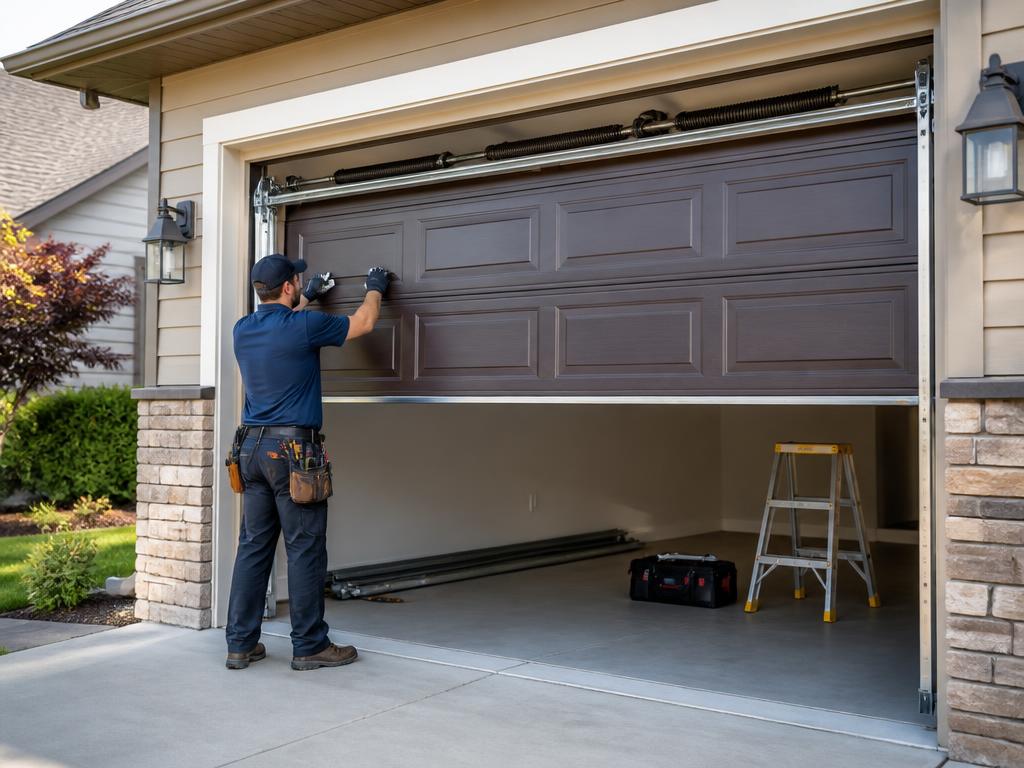 New garage door installation in Marvin, NC by Marvin Garage Door Repair